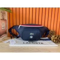 ราคา แท้ outlet Lacoste Mens Leather Waist Bag กระเป๋าทรงคาดอก คาดเอว สะพายไหล่ (24489508784)