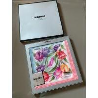 ราคา ผ้าเช็ดหน้า Renoma Paris mouchoirs เซ็ท 2 ผืน(dead stocked) ผ้าเช็ดหน้าญี่ปุ่น ลายดอกไม้ ทิวลิป ไม่ผ่านการใช้งาน (25189884169)