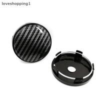 ราคา [Love shopping] คาร์บอนสีดํา 57 มม.58 มม.ดุมล้อรถยนต์ Center Caps Auto Rim ป้องกันฝุ่นฝาครอบ Emble PING (41558109652)