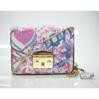 ราคา Furla มือ 2 สภาพนางฟ้า หลากสี กระเป๋าสะพายข้าง สะพายไหล่สตรีทรง Messenger ขนาด 16.5 X 12 X 8 ซม. (3394344684)