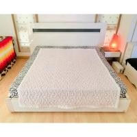 ราคา ผ้าห่ม (แบบบาง) ขนาด 5ฟุต สีขาวลายดอกวินเทจสีชมพู (สภาพใหม่) มือสองสภาพดี สินค้าญี่ปุ่น-เกาหลีแท้ (26051753158)