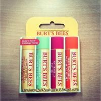ราคา ลิปมัน Burt's Bees 100% Natural Moisturising Lip Balm (Pack of 4) (7255792594)