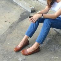 ราคา Criss Cross loafer รองเท้าคัทชูหนังวัวแท้ - Brown (1338992399)