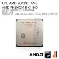 ราคา CPU AMD Phenom II X4 840 4 Cores/ 4 Threads 3.2 Ghz 95 Watts TDP No Fan Socket AM3 (สินค้ามือสองสภาพดีมีการรับประกัน) (13065904770)