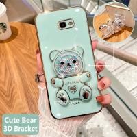 ราคา เคสโทรศัพท์ samsung j7 prime j5 prime j4 prime j4 plus เคสโทรศัพท์มือถือชุบนิ่ม ทรงสี่เหลี่ยม ลายหมีน่ารัก 3D พร้อมที่ตั้งวาง สําหรับ samsung j7 prime j5 prime j4 prime j4 plus (25652291988)