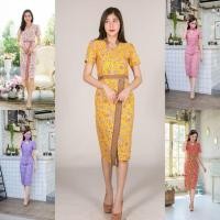 ราคา #เดรสผ้าไทย #เดรสปาเต๊ะ แถมเมสทุกชุด มีครบไซร์ #ชุดผ้าไทย #ชุดทำงาน #เดรสทำงาน #ชุดปาเต๊ะ (5532125507)