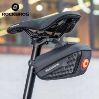 ราคา ROCKBROS กระเป๋าใส่อานจักรยานเปลือกแข็งกันน้ำพร้อมไฟท้าย เหมาะสำหรับ MTB/จักรยานถนน (27236714148)