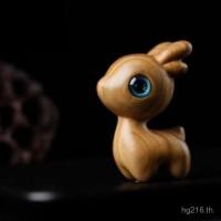 ราคา ไม้แกะสลักกวางสีเขียว งานฝีมือสวยงาม สำหรับตกแต่งโต๊ะหรือมอบเป็นของขวัญ (25947102471)