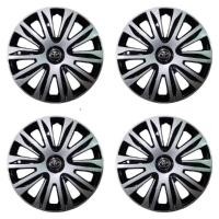 ราคา new item Wheel Cover ฝาครอบกระทะล้อ ขอบ R 15 นิ้ว ลาย ดุม TOYOTA ดุมดำเงิน wc83 (1 ชุด มี 4 ฝา)**** (53902647094)