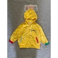 ราคา เสื้อแจ็คเก็ต เสื้อคลุมแขนยาวมีฮู้ดของเด็กมือสอง (สีเหลือง) Size 100 แบรนด์ Miki House ของแท้ ✨% สภาพ 85% (28180615900)