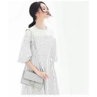 ราคา SALE!! กระเป๋าสะพายข้าง แต่งด้วยโซ่ทองและห่วง หนังคุณภาพ รุ่นClassicInCity สีเทาอ่อน (296549756)