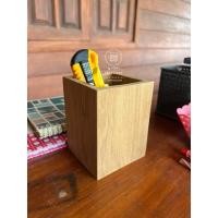 ราคา กล่องไม้ใส่ปากกา/ดินสอ กล่องไม้สัก กล่องไม้ใส่หลอด กล่องเก็บของ (25383731100)