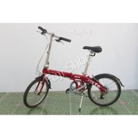 ราคา จักรยานพับได้ญี่ปุ่น - ล้อ 20 นิ้ว - มีเกียร์ - อลูมิเนียม - Dahon Route - สีแดง [จักรยานมือสอง] (19971666373)