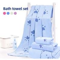 ราคา 3ชิ้น/ไซส์ ชุดผ้าเช็ดตัวไมโครไฟเบอร์ ผ้าเช็ดมือ ผ้าเช็ดผม (21287495233)