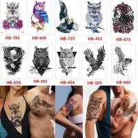 ราคา ขายส่ง สติ๊กเกอร์รอยสัก / รอยสักชั่วคราว 21x15ซม. รอยสักสุนทรียศาสตร์ แม่ลาย รอยสักชั่วคราว รอยสักฮาลาล รอยสักน้ํา มอตติฟของนกฮูกต่างๆ นกครุฑ (51001550905)