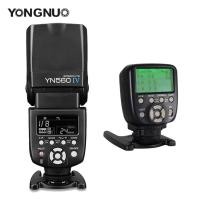 ราคา Yongnuo YN560IV YN560 IV YN 560 แฟลช Speedlite พร้อม YongNuo YN560-TX II Trigger Controller สําหรับกล้อง Canon Nikon Fuji (45100883673)
