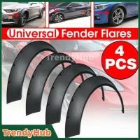 ราคา โป่งซุ้มล้อ 4pcs ซุ้มรถเก๋ง ซุ้มรถกระบะ ซุ้มแต่งรถยนต์ ซุ้มล้อแต่งรถยนต์ คิ้วล้อรถยนต์ บังโคลนป้องกันน้ำกระเซ็น (50703144015)