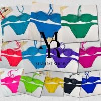 ราคา ลด 50% เกาะอก ชุดว่ายน้ำ บิกินี่ บรานมบิดแถมฟองน้ำ Freesize พร้อมส่ง (26471723528)