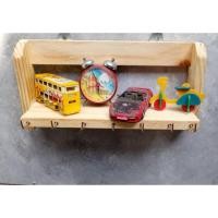 ราคา ชั้นไม้วางของ ที่แขวนกุญแจ ที่แขวนเหรียญวิ่ง ที่แขวนของเอนกประสงค์ งานไม้สน Hand made (5043703310)