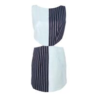 ราคา Marihorn PF22 GRACE STRIPED MINI DRESS (21410348751)