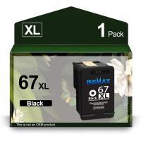 ราคา 67XL Black Ink Cartridges Replacement for HP 67 67 XL Ink Work for Envy 6000 6055 6055e 6400e 6455e 6458e Deskjet 2742e 2752e 2755e Envy Pro 6455 6458 (1 Black) (56002134955)