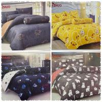 ราคา ผ้าปูที่นอนลายริ้ว ชุดเครื่องนอน ขนาด 3.5 ฟุต (3 ชิ้น) 5 ฟุต และ 6 ฟุต (5 ชิ้น) ราคาถูกที่สุด​ (ไม่มีผ้านวม)​ (13887033321)