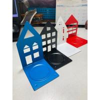 ราคา IKEA(อิเกีย)ฉากกั้นหนังสือ ที่กั้นหนังสือ เป็นโลหะ ออกเป็นเป็นลายบ้าน แตกต่างกัน 4 ชิ้น (23862973979)