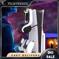 ราคา Cooling Station Dual Controller สถานีชาร์จ 11 ช่องเกม Fast Controller Charger 1 ชุดหูฟัง 2 พอร์ต USB3.0 สําหรับ PS5 Slim/PS5 คอนโซล Digital & Disc Edition (43177230534)