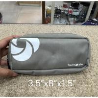 ราคา #Samsonite x #Thai away cosmetics bag #กระเป๋าเครื่องสำอางค์ Size 3.5”x8“x1.5” ⭐️มีตำหนิ⭐️ (26624998968)