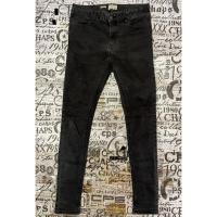 ราคา TOPMAN Black Denim Spray On Skinny Jeans Size 32R กางเกงยีนส์ผู้ชายสีดำ เดฟชายผ้ายืด พี่ตูน Bodyslam ใส่บ่อย ของแท้หายาก (26616547871)