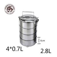 ราคา ☜♕ปิ่นโตสแตนเลส ปิ่นโตสเตนเลส ปิ่นโตใส่อาหาร ปิ่นโตเก็บอุณหภูมิ 4ชั้น (2962848592)