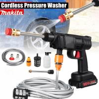ราคา Makita ใหม่ที่มีคุณภาพสูง10000วัตต์20000มะห์ แรงดันสูงไร้สายเครื่องซักผ้ารถยนต์สเปรย์ไร้สายทําความสะอาดพลังงานสูงรถเครื่องซักผ้าเหมาะสําหรับ ดู 18โวลต์แบต (46150635032)