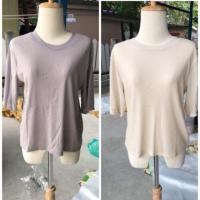 ราคา เสื้อวิ้งแขนสั้น ทรงOverSize ขนาดอกได้ถึง​ 47​ -​50​ นิ้ว อ้วนผอมใส่ได้​หมด มี​ 3 สี​ ครีม​/เทาอมม่วง​/ดำเหลือบทอง (1396000819)