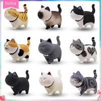 ราคา (dottam) ของเล่นตุ๊กตาการ์ตูนแมวน่ารักสําหรับตกแต่งเค้ก 9 ชิ้น (4724631476)