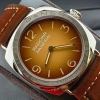 ราคา Panerai Radiomir 3 Days Acciaio Brevett Brown Dial Hand Wind Men Watch PAM00687 (42613799610)