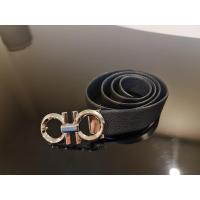 ราคา NEW! เข็มขัดหนัง Ferragamo ผู้ชาย แท้100% สีดำ Size100 (24154594007)