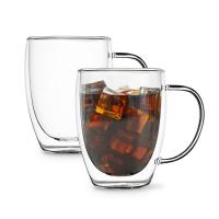 ราคา Teranuvo By elago Double Walled Glass Cups, 2 Pack, 12oz, แก้วผนังสองชั้น ขนาด 350 ml บรรจุ 2ใบ (22126628516)