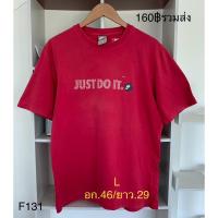 ราคา เสื้อ Nike JUST DO IT Vintage ป้ายไซส์ L อก.46/29 (22260578516)