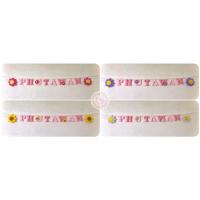 ราคา •Set ดอกเดซี่ ตัวอักษรโทนสีชมพู •Banner •ตัวอักษรผ้าสักหลาด (19383334175)