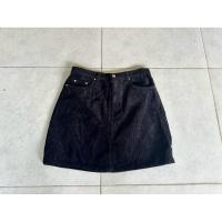 ราคา กระโปรงผ้าสีดำ size m ป้าย H&M (26766255430)