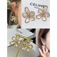 ราคา 100% แบรนด์ใหม่และของแท้ใหม่ CELINE ต่างหูกลีบคริสตัล (23955819432)