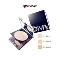 ราคา แป้งพัฟมิสทิน นัมเบอร์วัน ดีว่า Mistine Number 1 Diva Super powder SPF 25 PA++ มี 3 เฉด (24710987913)