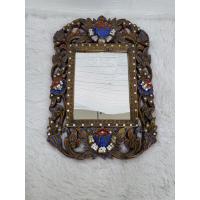 ราคา กระจกโบราณ คันฉ่องกระจก (ลายแกะสลัก) ทรงสี่เหลี่ยม (21922679333)