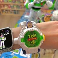 ราคา TikTok Same Style Toy Story Buzz Lightyear Projection Watch การ์ตูนหุ่นยนต์ Transformation นาฬิกาของเล่นเด็ก (53402717715)