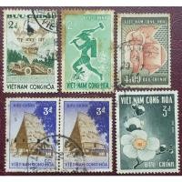ราคา แสตมป์เก่าประเทศเวียดนามจำนวน 6 ดวงใช้งานแล้วเก่าเก็บน่าสะสม (10461871601)