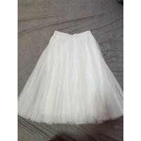 ราคา กระโปรงผ้ามุ้ง สีขาว ถ่าย #พรีเวดดิ้ง (23219693615)