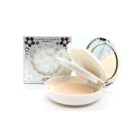 ราคา *ของแท้/พร้อมส่ง* แป้งยาฟู ตลับสีเงิน ลายดอกไม้ 2 ชั้น Yafu Fine Moistening Whitening Cake/no.1113 (5973690511)