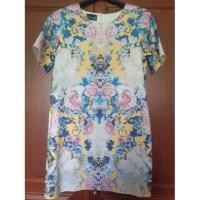 ราคา ชุดเดรส ลายดอกไม้สีสันสดใส มือสอง (3154768587)