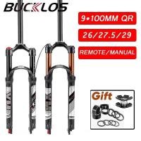 ราคา BUCKLOS 26/27.5/29 "จักรยาน Suspension Air Fork 120 มม.ตรง/Tapaered ส้อม 9 มม.QR 120/100 มม.Travel XC จักรยานส้อมขี่จักรยานอะไหล่ (41266114387)