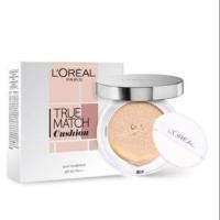 ราคา แท้! พร้อมส่ง LOREAL ลอรีอัลคุชชั่น True Match Cushion Silky Foundation Cushion SPF 33 PA+++ (7012371014)